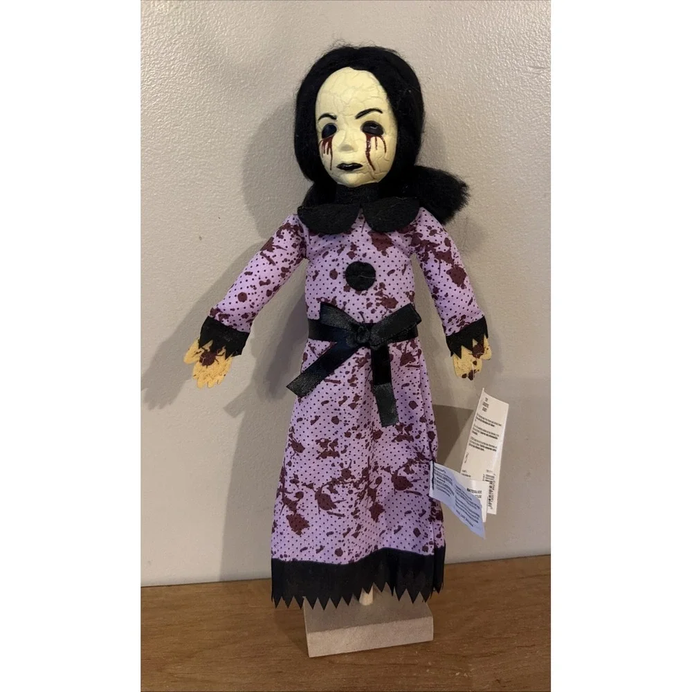 Creepy Doll with Purple/Black Dress & Bleeding Eyes on 12